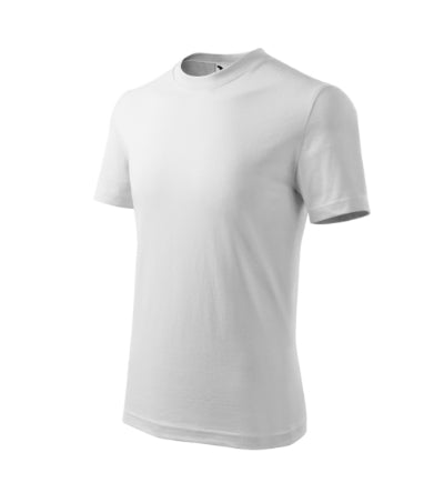 MALFINI BASIC Kids' T-shirt in white - promotional clothing printed with your company logo