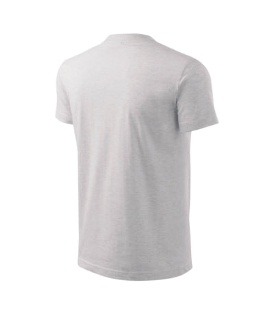 MALFINI BASIC Kids' T-shirt in ash melange - promotional clothing printed with your company logo
