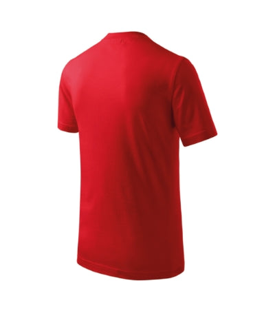 MALFINI BASIC Kids' T-shirt in red - promotional clothing printed with your company logo