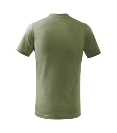 MALFINI BASIC Kids' T-shirt in light khaki - promotional clothing printed with your company logo