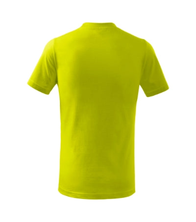 MALFINI BASIC Kids' T-shirt in lime punch - promotional clothing printed with your company logo