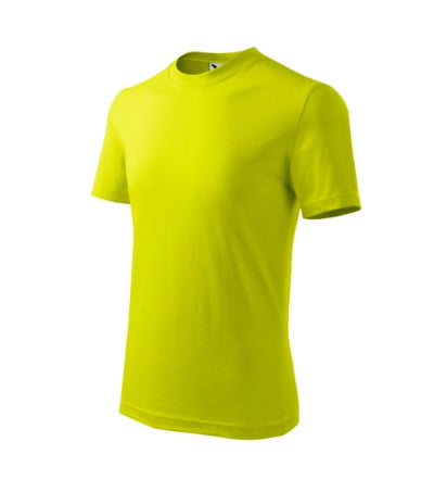 MALFINI BASIC Kids' T-shirt in lime punch - promotional clothing printed with your company logo
