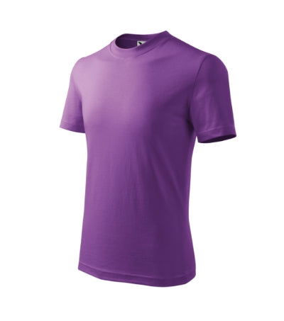 MALFINI BASIC Kids' T-shirt in purple - promotional clothing printed with your company logo