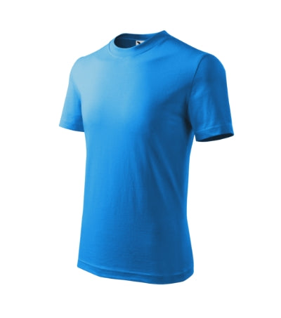 MALFINI BASIC Kids' T-shirt in snorkel blue - promotional clothing printed with your company logo