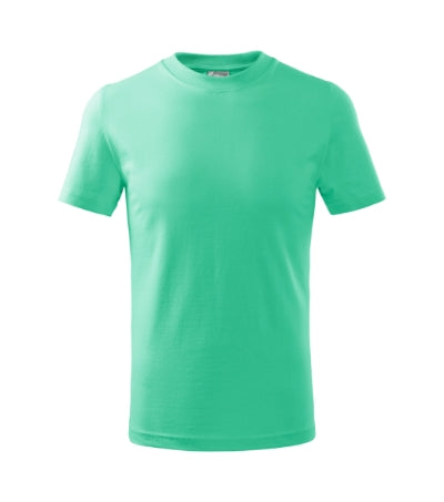MALFINI BASIC Kids' T-shirt in mint - promotional clothing printed with your company logo