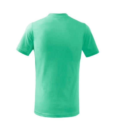 MALFINI BASIC Kids' T-shirt in mint - promotional clothing printed with your company logo