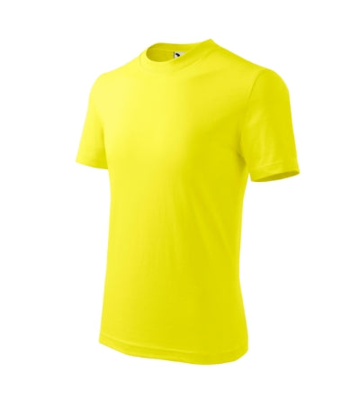 MALFINI BASIC Kids' T-shirt in lemon - promotional clothing printed with your company logo