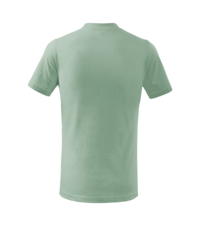 MALFINI BASIC Kids' T-shirt in sage - promotional clothing printed with your company logo