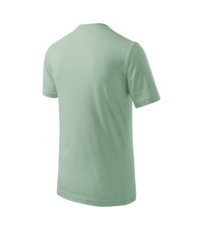 MALFINI BASIC Kids' T-shirt in sage - promotional clothing printed with your company logo