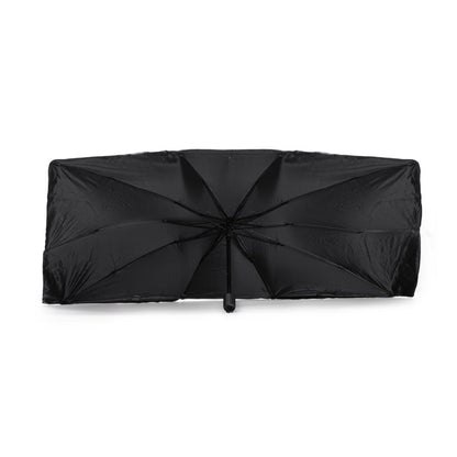 Stamina NOLAX Polyester car sun shield in black - promotional merchandise printed with your company logo