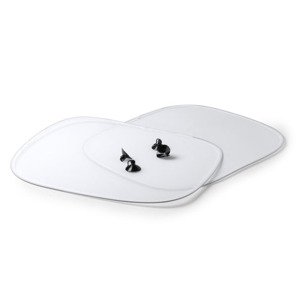 Stamina RINKA 2 window sunshield set in white - promotional merchandise printed with your company logo