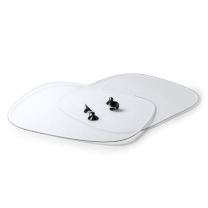 Stamina RINKA 2 window sunshield set in white - promotional merchandise printed with your company logo