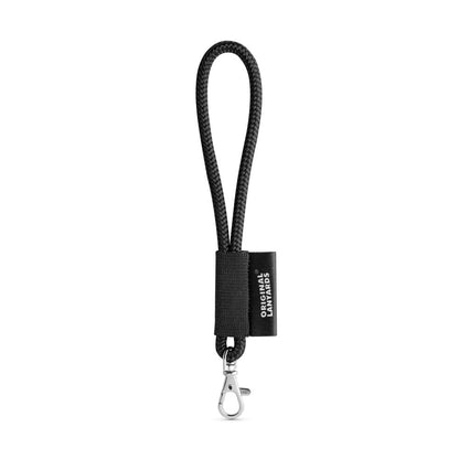 SET Lanyard NAUTIC Short (Ø 5 mm) with Hook Trigger Snap 9 mm promotional lanyard (complete set view) with custom logo