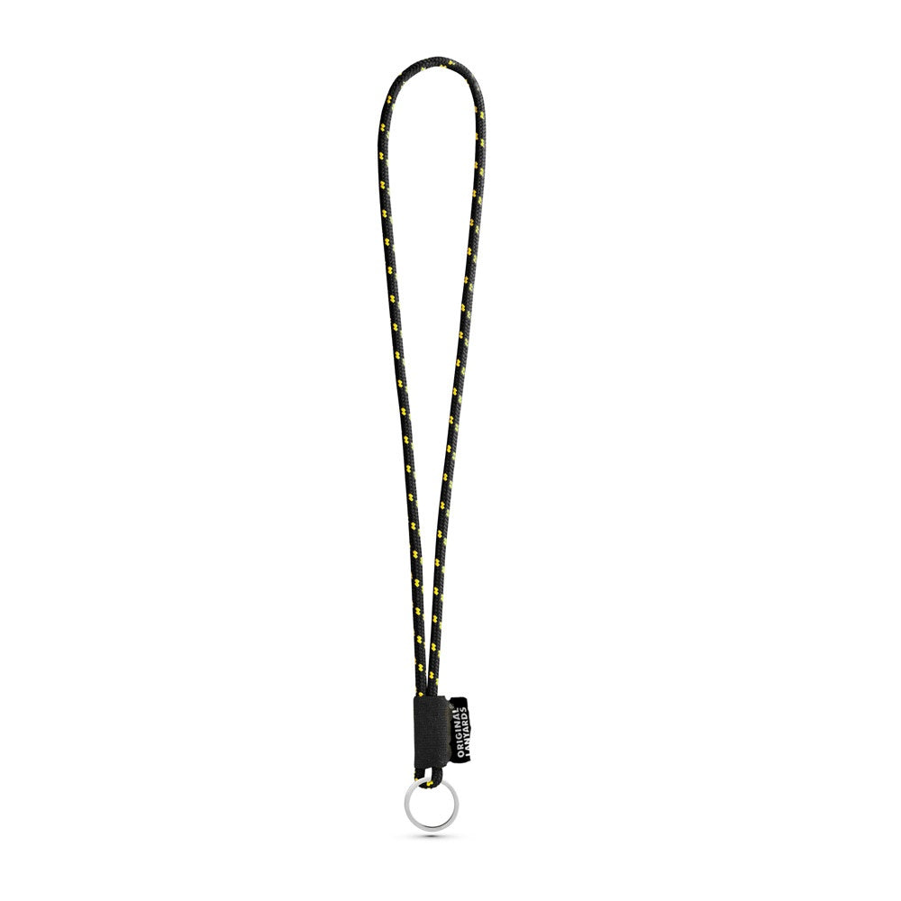 SET Lanyard NAUTIC Long (Ø 5 mm) with ring Ø 32 mm promotional lanyard (complete set view) with custom logo branding