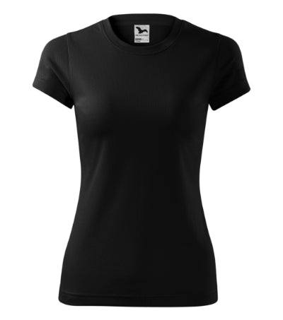 MALFINI FANTASY Women's T-shirt in black - promotional clothing printed with your company logo