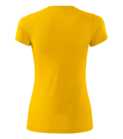MALFINI FANTASY Women's T-shirt in yellow - promotional clothing printed with your company logo