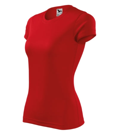 MALFINI FANTASY Women's T-shirt in red - promotional clothing printed with your company logo