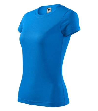 MALFINI FANTASY Women's T-shirt in snorkel blue - promotional clothing printed with your company logo
