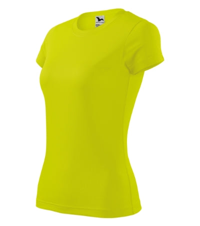 MALFINI FANTASY Women's T-shirt in neon yellow - promotional clothing printed with your company logo