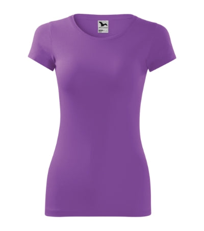 MALFINI GLANCE Women's T-shirt in purple - promotional clothing printed with your company logo