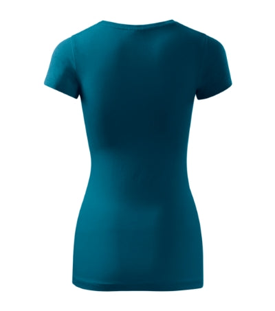MALFINI GLANCE Women's T-shirt in petrol blue - promotional clothing printed with your company logo