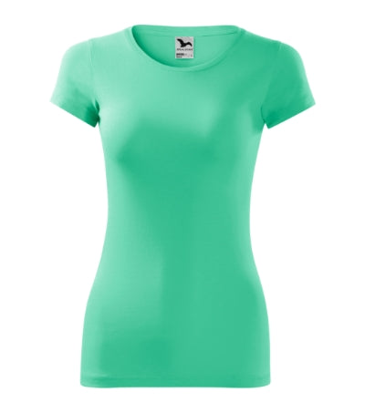 MALFINI GLANCE Women's T-shirt in mint - promotional clothing printed with your company logo