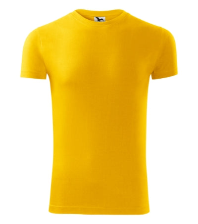 MALFINI VIPER Men's T-shirt in yellow - promotional clothing printed with your company logo