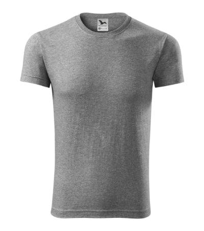 MALFINI VIPER Men's T-shirt in dark gray melange - promotional clothing printed with your company logo
