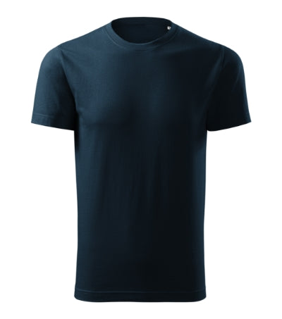 MALFINI ELEMENT Unisex T-shirt in navy blue - promotional clothing printed with your company logo