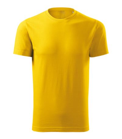 MALFINI ELEMENT Unisex T-shirt in yellow - promotional clothing printed with your company logo