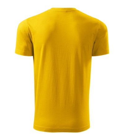 MALFINI ELEMENT Unisex T-shirt in yellow - promotional clothing printed with your company logo