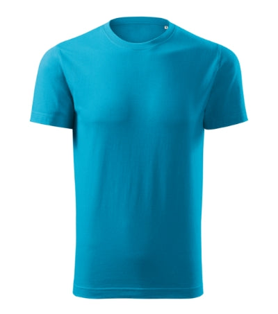 MALFINI ELEMENT Unisex T-shirt in blue atoll - promotional clothing printed with your company logo