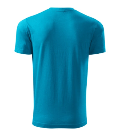 MALFINI ELEMENT Unisex T-shirt in blue atoll - promotional clothing printed with your company logo