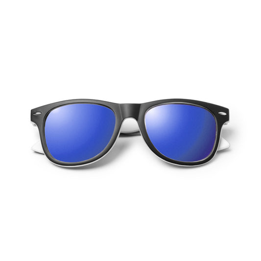 Stamina MEZEK PC (polycarbonate) sunglasses in white - promotional merchandise printed with your company logo
