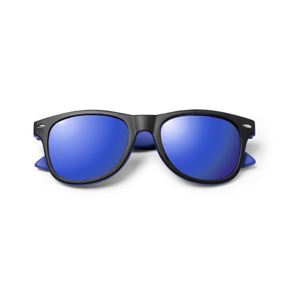 Stamina MEZEK PC (polycarbonate) sunglasses in royal blue - promotional merchandise printed with your company logo
