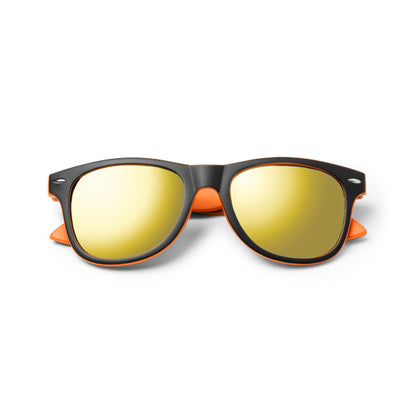 Stamina MEZEK PC (polycarbonate) sunglasses in orange - promotional merchandise printed with your company logo