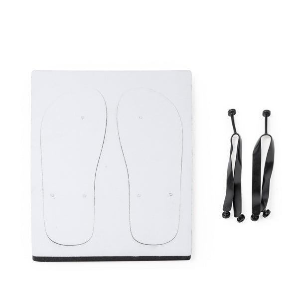 Stamina PAIVA Flip flops in white - promotional merchandise printed with your company logo