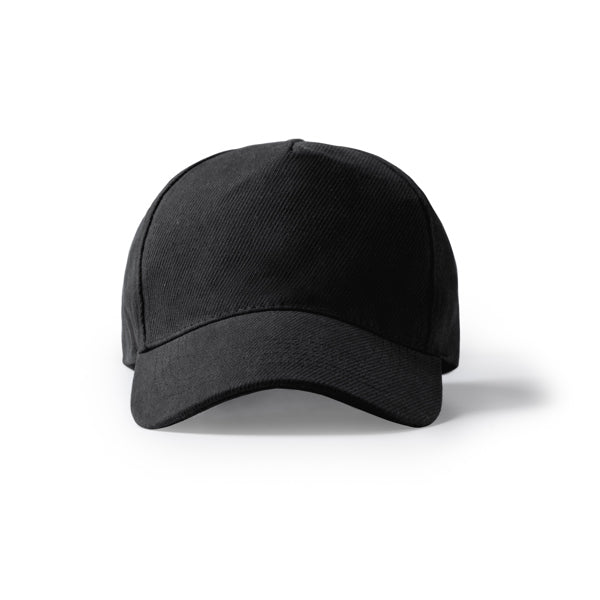 Stamina FRED Cotton cap in black - promotional merchandise printed with your company logo