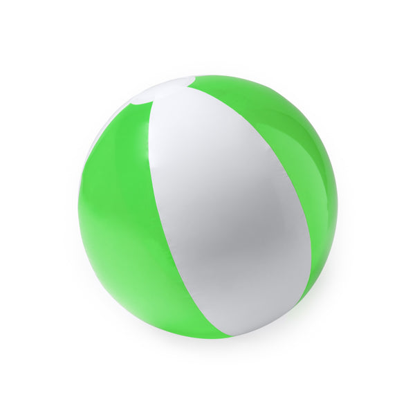Stamina YAZOS PVC beach ball in fern green - promotional merchandise printed with your company logo