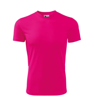 MALFINI FANTASY Kids' T-shirt in neon pink - promotional clothing printed with your company logo
