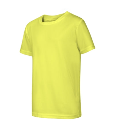 MALFINI FANTASY Kids' T-shirt in neon yellow - promotional clothing printed with your company logo