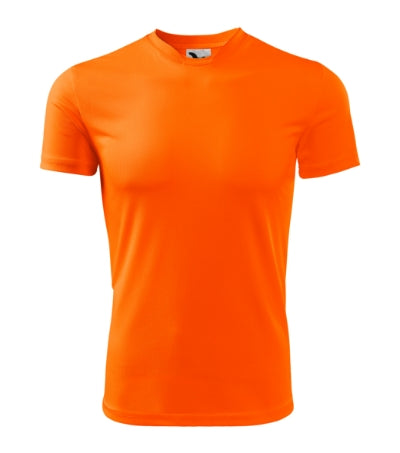 MALFINI FANTASY Kids' T-shirt in neon orange - promotional clothing printed with your company logo