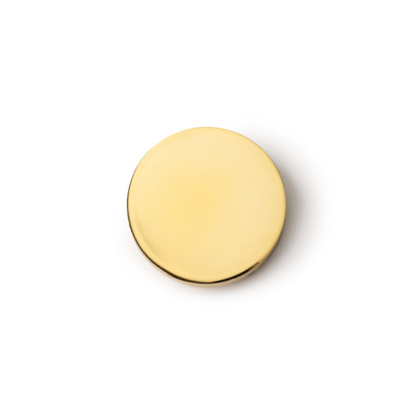 Stamina MOREK Plastic lip balm in gold - promotional merchandise printed with your company logo