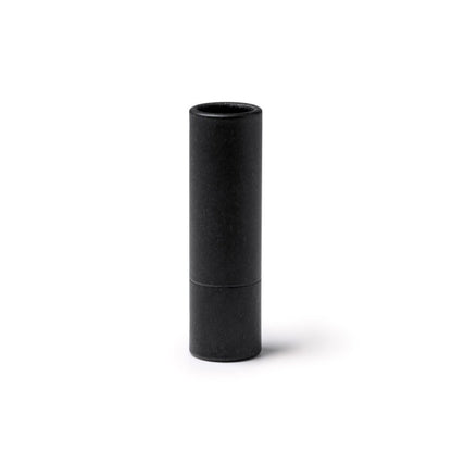 Stamina RIBA Recycled cardboard lip balm in black - promotional merchandise printed with your company logo
