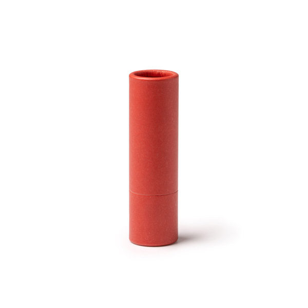 Stamina RIBA Recycled cardboard lip balm in red - promotional merchandise printed with your company logo