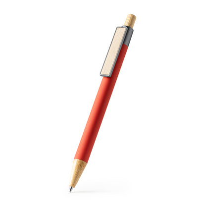 Stamina COPLA Bamboo ball pen in white - promotional merchandise printed with your company logo