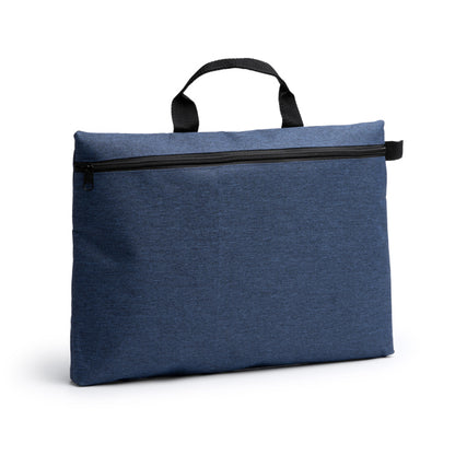 Stamina DRAPER Recycled polyester RPET laptop bag in black - promotional merchandise printed with your company logo