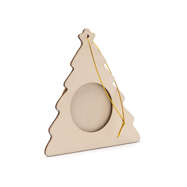 Stamina FILEY Wood christmas decoration in star - promotional merchandise printed with your company logo