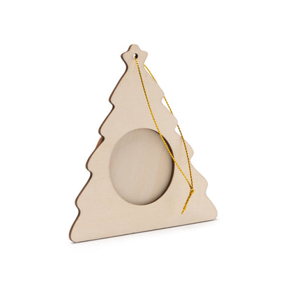 Stamina FILEY Wood christmas decoration in star - promotional merchandise printed with your company logo