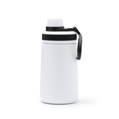 Stamina PUMBA Double-walled stainless steel thermal bottle in white - promotional merchandise printed with your company logo